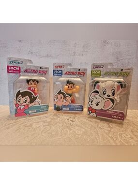 NEW Astroboy, Uran and Kimba  Tezuka Productions Collectibles Vinyl Figure 14 Cm